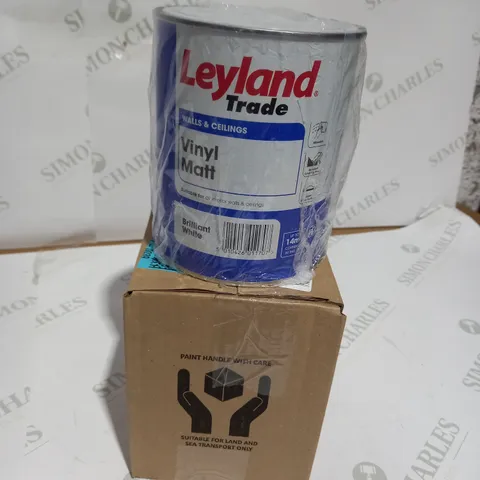 LEYLAND VINYL MATT EMULSION WHITE 1 LITRE