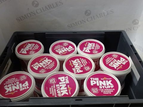 LOT OF APPROXIMATELY 18 TUBS OF THE PINK STUFF