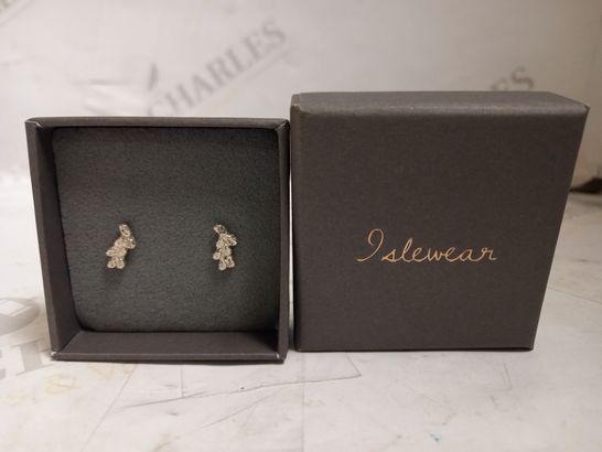 ISLEWEAR SEALEAF STUD EARRINGS