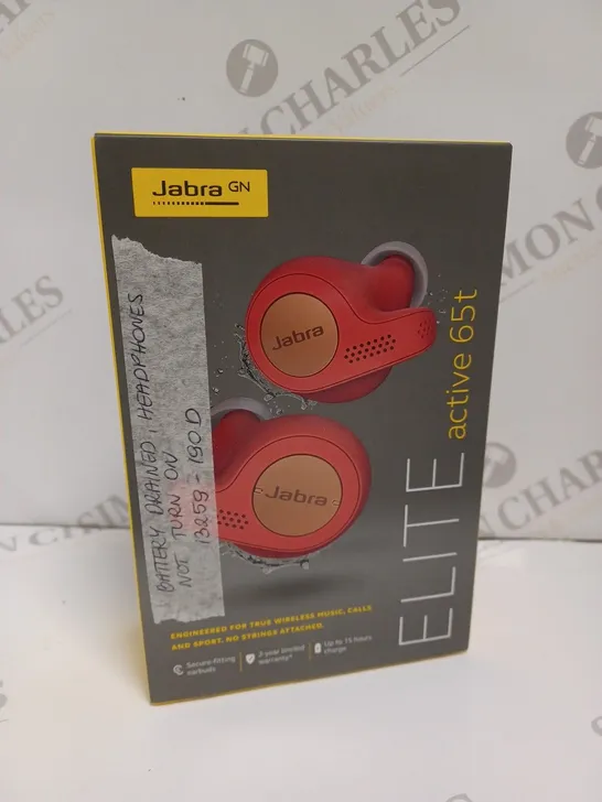 BOXED JABRA ELITE ACTIVE 65T EARBUDS