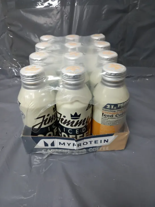 SEALED MYPROTEIN X12 JIMMY'S CARAMEL ICED COFFEE 380ML - COLLECTION ONLY