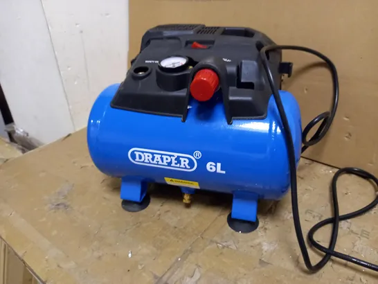 DRAPER OIL FREE AIR COMPRESSOR 6L - 