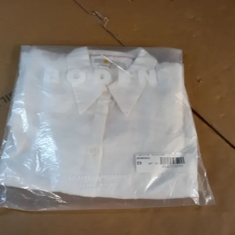 BAGGED BODEN NEW LINEN SHIRT - UK 10R