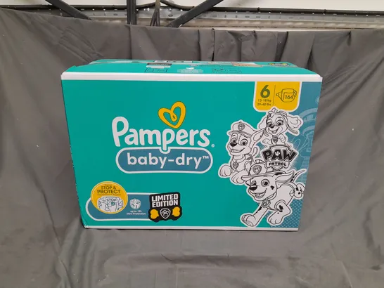 PAMPERS BABY DRY NAPPIES - SIZE 6 - 13-18KG - LIMITED EDITION