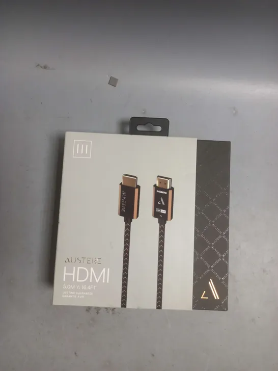 BOXED AND SEALED AUSTERE HDMI 5M WOVEN ARMOUR
