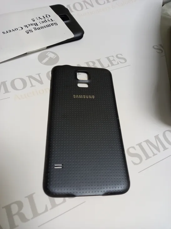 SAMSUNG S5 BACK COVERS BLACK APPROX. 5 