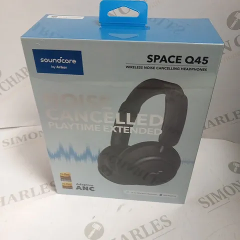 BOXED AND SEALED SOUNDCORE BY ANKER SPACE Q45 WIRELESS NOISE CANCELLING HEADPHONES