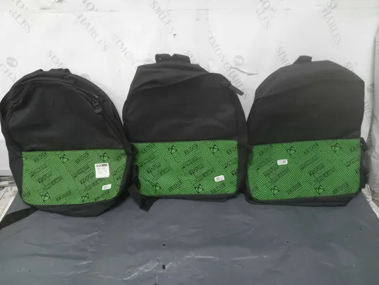 3X XBOX POWER YOURS DREAMS BACKBACK BLACK/GREEN 