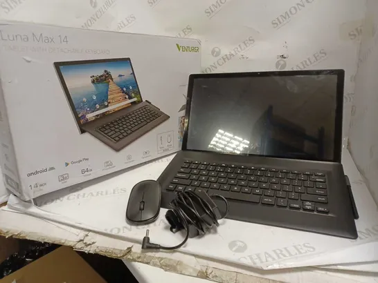 VENTURER LUNA MAX 14 TABLET WITH DETACHABLE KEYBOARD