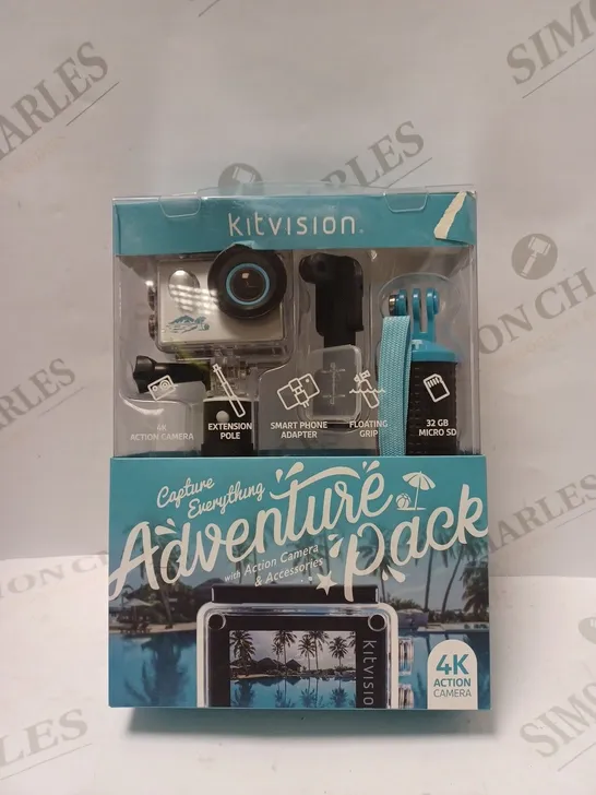 KITVISION KVACTLAP4K HELMET ACTION CAMERA