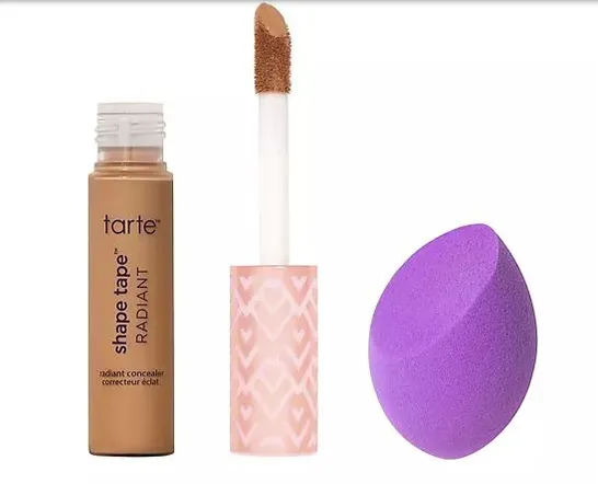 BRAND NEW TARTE SHAPE TAPE RADIANT CONCEALER & SPONGE