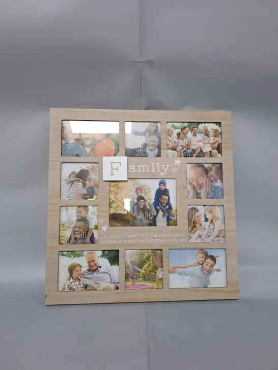 BOXED FAMILY PHOTO FRAME 