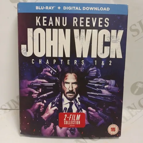 JOHN WICK CHAPTER 1&2 BLU RAY 