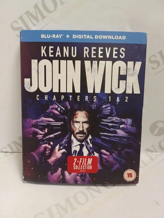 JOHN WICK CHAPTER 1&2 BLU RAY 