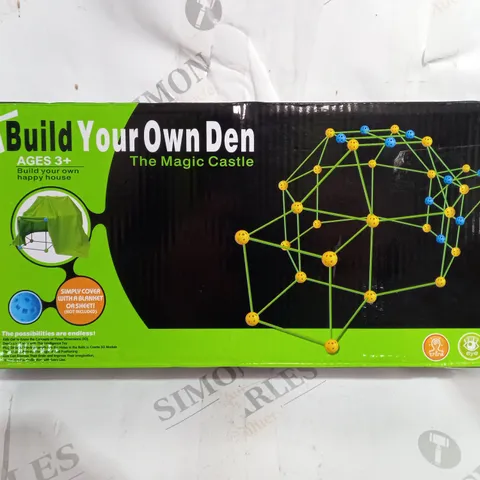 BOXED BUILD YOUR OWN DEN MAGIC CASTLE