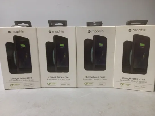 LOT OF 12 BOXED MOPHIE CHARGE FORCE CASE & WIRELESS CHARGING BASE FOT IPHONE 7 PLUS