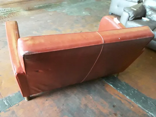 RETRO TWO SEAT RED BAR/PUB SOFA