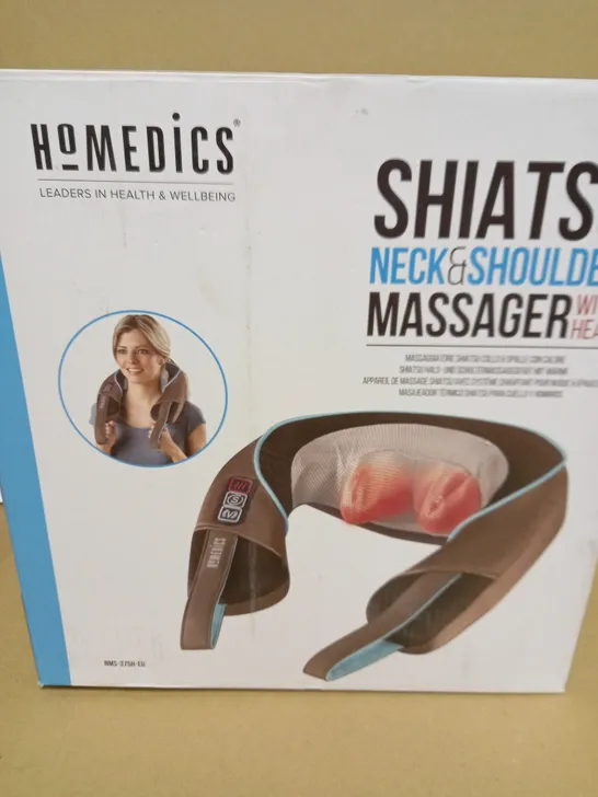 BOXED HOMEDICS SHIATSU NECK AND SHOULDER MASSAGER WITH HEAT