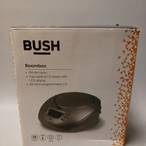 BUSH BOOMBOX RADIO AND CD PLAYER SILVER