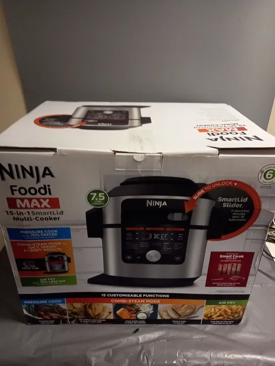 BOXED NINJA FOODI MAX 15-IN-1 SMART LID MULTI COOKER