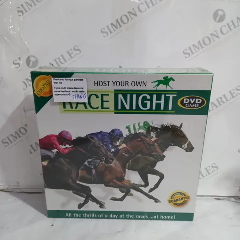 HOST YOUR OWN RACE NIGHT 4TH EDITION DVD GAME - CHEATWELL GAMES
