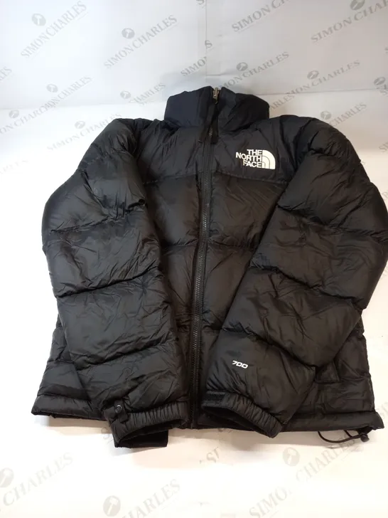 THE NORTH FACE 700 NUPTSE PUFFER COAT IN BLACK SIZE XS