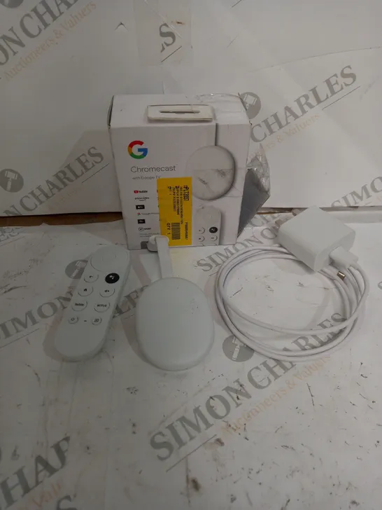 GOOGLE CHROMECAST DEVICE FOR TV - WHITE