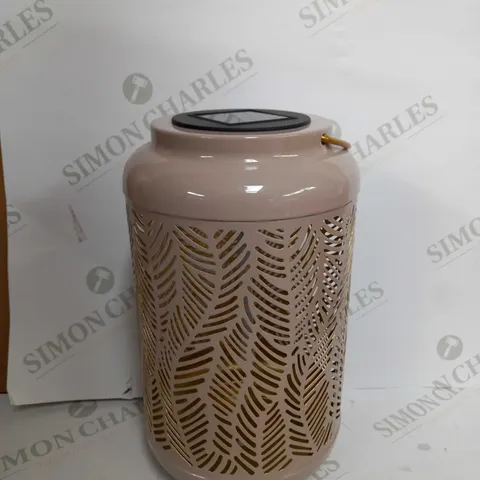 GARDEN REFLECTIONS SET OF 2 PATTERNED SOLAR LANTERNS