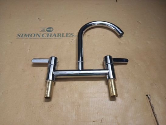 STAINLESS STEEL 2-TAP MIXER FAUCET