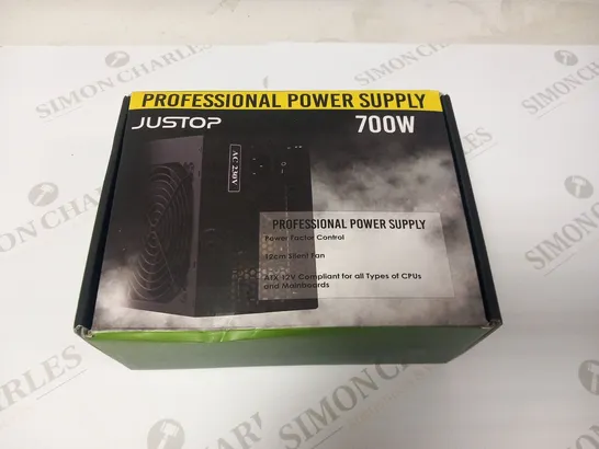 BOXED ATX JUSTOP PROFESSIONAL POWER SUPPLY 700W 