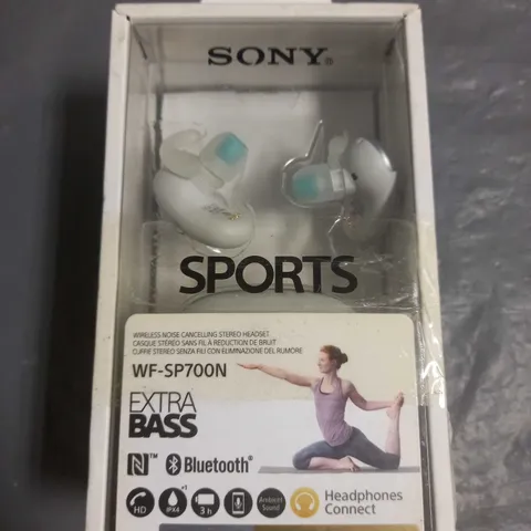 SONY SPORTS WIRELESS BLUETOOTH HEADPHONES WF-SP700N