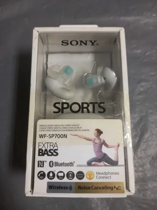 SONY SPORTS WIRELESS BLUETOOTH HEADPHONES WF-SP700N