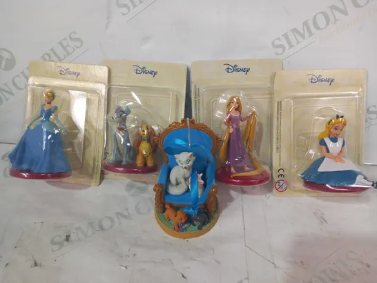 LOT OF 5 ASSORTED COLLECTIBLE DISNEY FIGURES