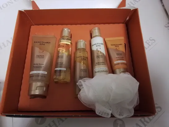 BOXED SANCTUARY SPA SIGNATURE PERFECT PAMPER PARCEL GIFT SET RRP £20