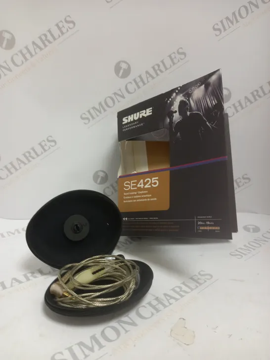 BOXED SHURE SE425 wired earphones