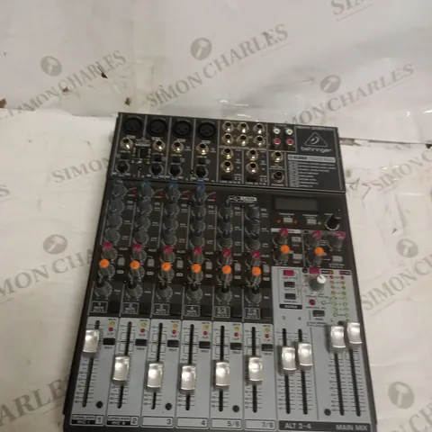 BEHRINGER QX1204USB PREMIUM 12 INPUT 2/2 BUS MIXER WITH XENYX MIC