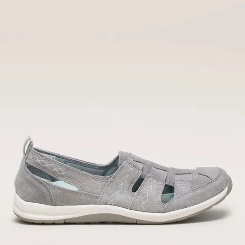 FREE SPIRIT LOIS SLIP ON SHOE IN COOL GREY SIZE 6