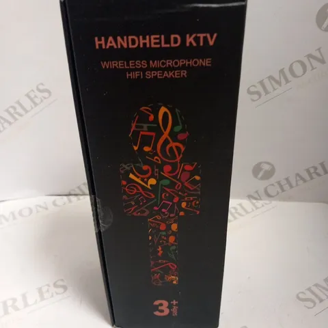 BOXED HANHELD KTV WIRELESS MIDROPHONE HIFI SPEAKER