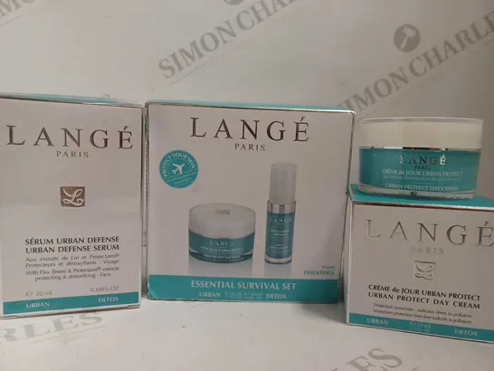 BOXED LANGE ESSENTIAL SURVIVAL KIT INCLUDING URBAN PROTECT DAY CREAM (50ML) AND URBAN DEFENSE SERUM (20ML)