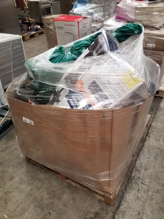 PALLET OF APPROXIMATELY 10 UNPROCESSED RAW RETURN HOUSEHOLD AND ELECTRICAL GOODS TO INCLUDE;