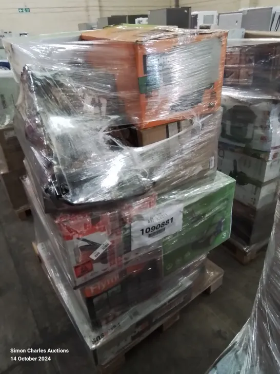 PALLET OF APPROXIMATELY 13 UNPROCESSED RAW RETURN HOUSEHOLD AND ELECTRICAL GOODS TO INCLUDE;