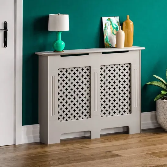 BOXED RETA RADIATOR COVER SIZE: LARGE GREY FINISH