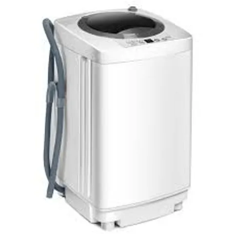 BOXED COSTWAY FULL-AUTOMATIC PORTABLE WASHER WITH 6 PROGRAMS AND 3 WATER LEVEL