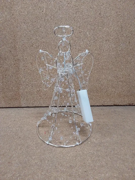 8 X BOXED JEWELLED ANGEL CHRISTMAS TREE TOPPER 