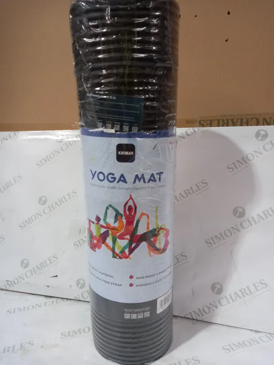 KAYMAN YOGA MAT IN BLACK