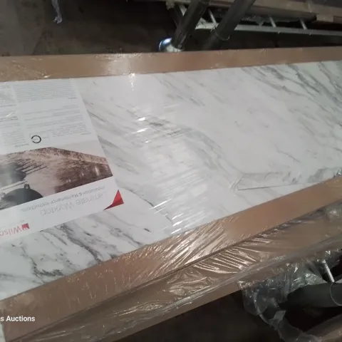 3M WHITE MARBLE EFFECT LAMINATE WORKTOP