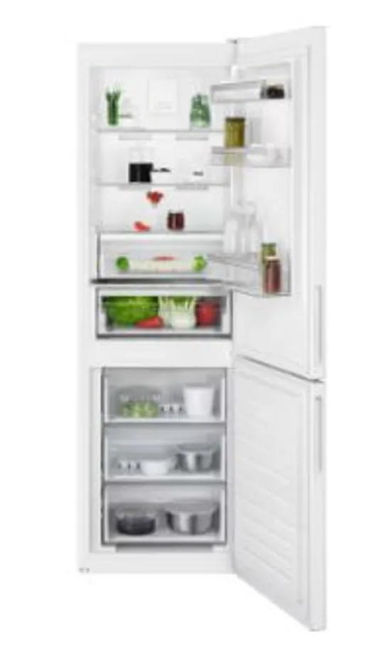 AEG RCB632E3MW 6000 TWINTECH® FREESTANDING FROST FREE FRIDGE FREEZER 186 CM