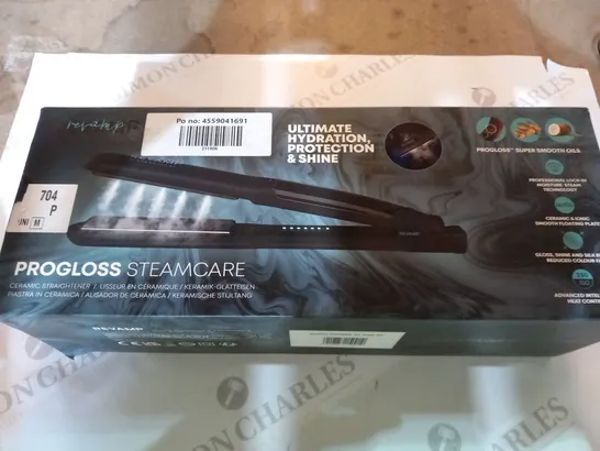 BOXED REVAMP PROGLOSS STEAMCARE CERAMIC STRAIGHTENER ST-1600-EU