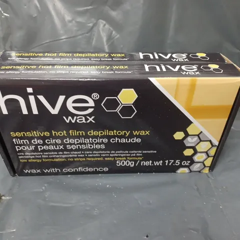 LOT OF 2 HIVE WAS SENSITIVE HOT FILM DEPILATORY WAX