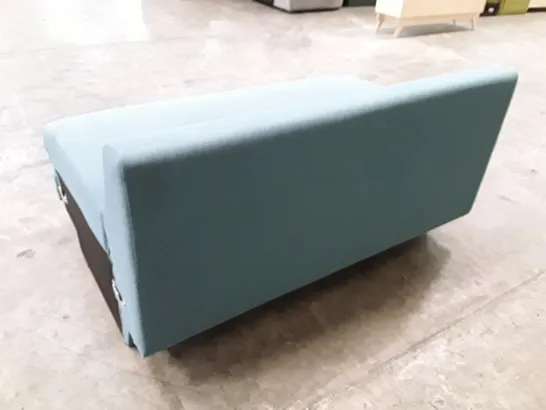 QUALITY DESIGNER SOFA BED - TEAL FABRIC